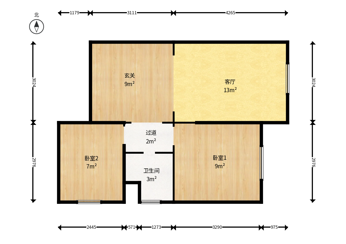碧桂园城市之光   76.02㎡      2600.0元/月小区图