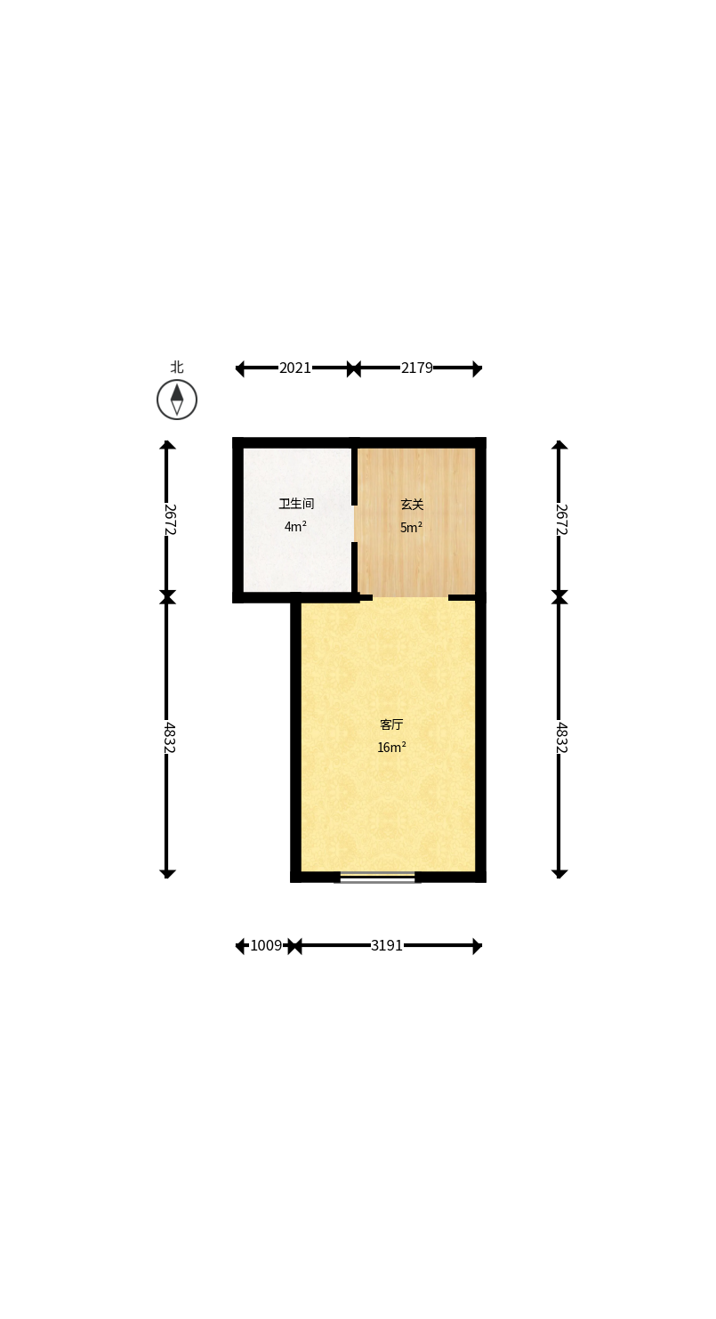 乾城（兴旺乾城）   38.22㎡      1100.0元/月小区图